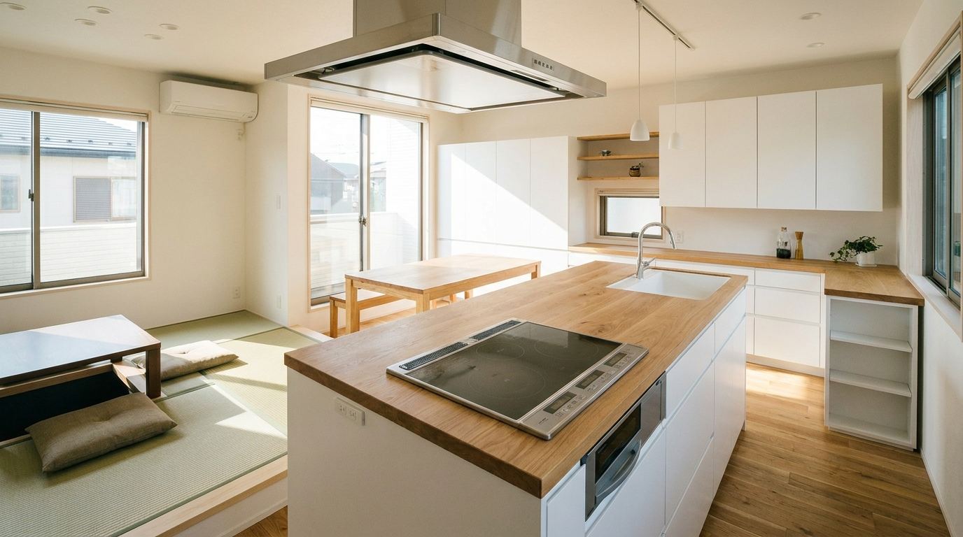 オール電化リフォームされた住宅
