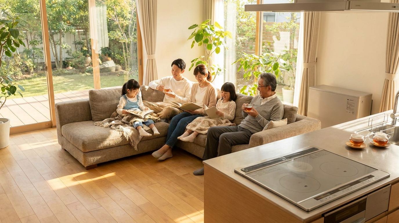 安全で快適なキッチン