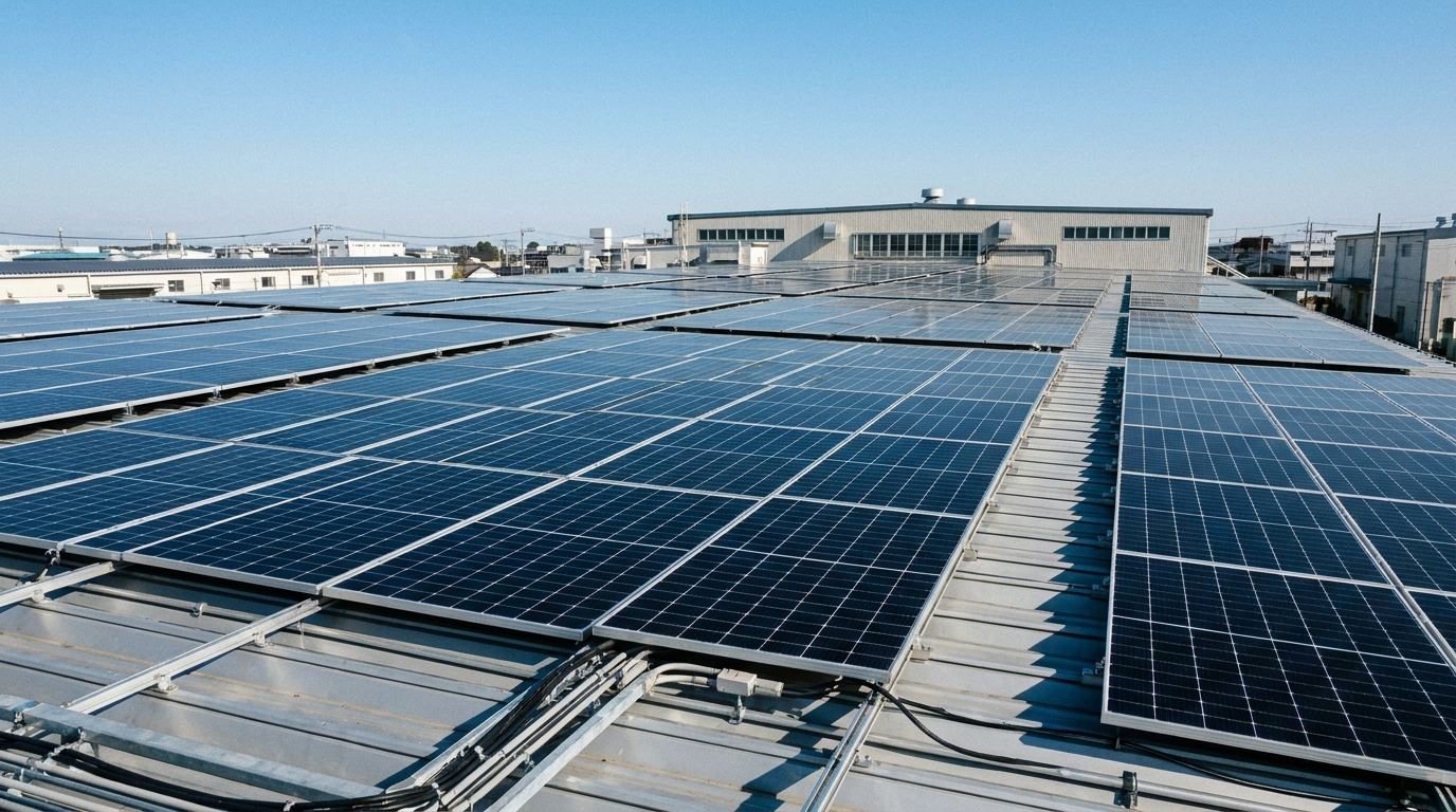 事業所の太陽光発電