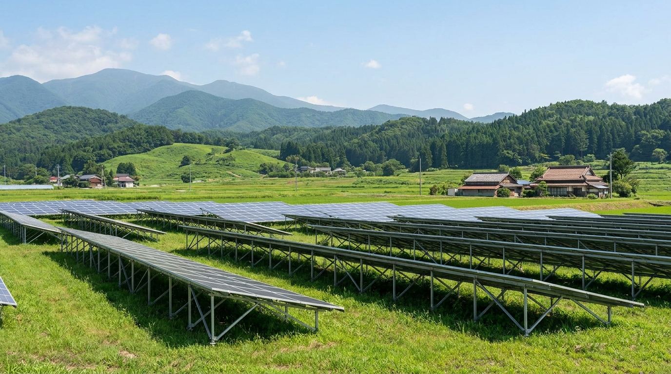 野立て太陽光発電所
